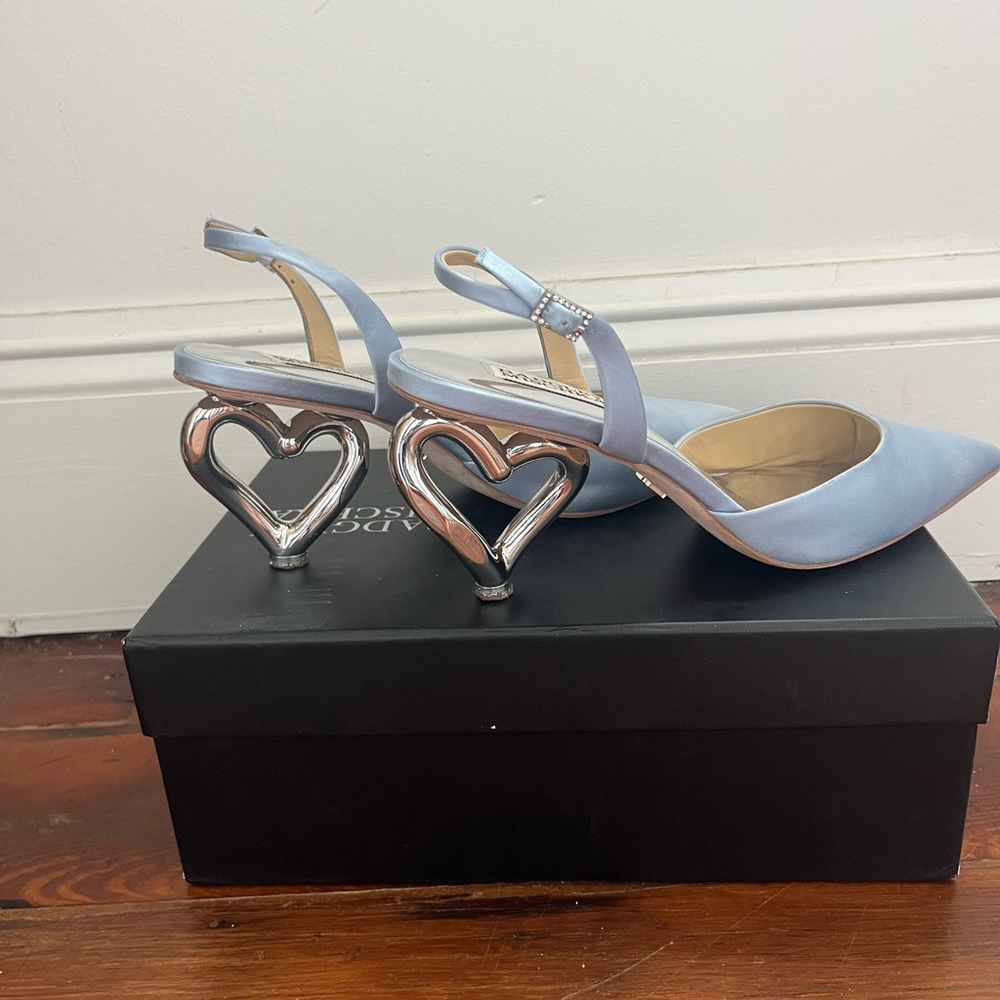 Badgley Mischka Blue Heart Heel Women's Shoes